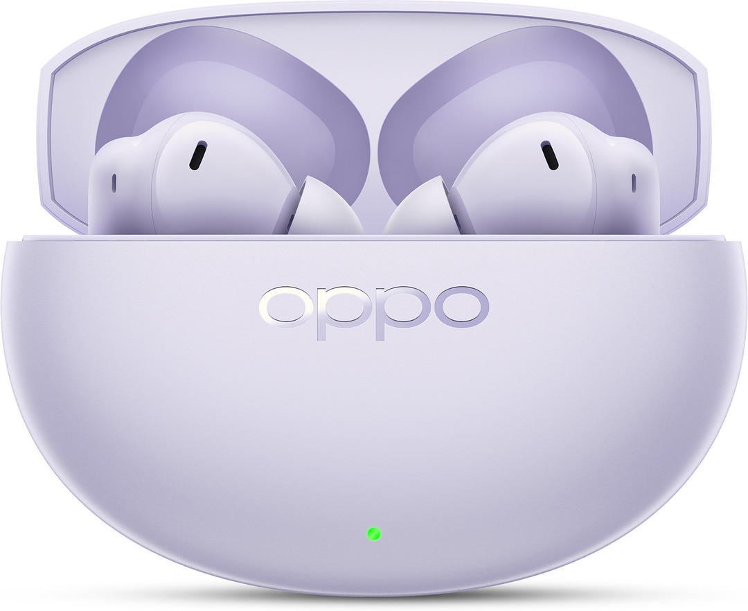 OPPO Enco Air 5 with 6-mic 52dB ANC,Upto 54Hrs Playtime,Low Latency,Fast Charging Bluetooth Headset Lavender Purple, True Wireless