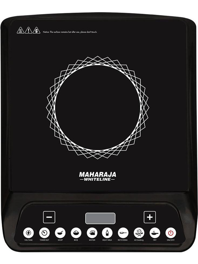 MAHARAJA WHITELINE 1300 W Induction Cooktop Touch Panel (Black, IC-130)