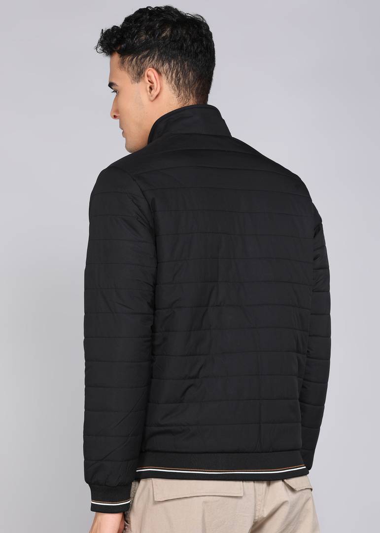 Men Solid Casual Jacket