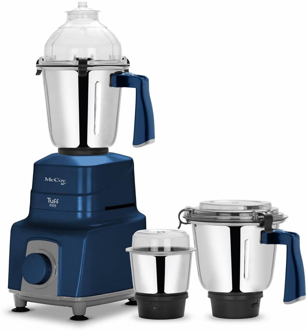 Mccoy Powerful 750 W Mixer Grinder Tuff 888 | 3 Jars | Blue