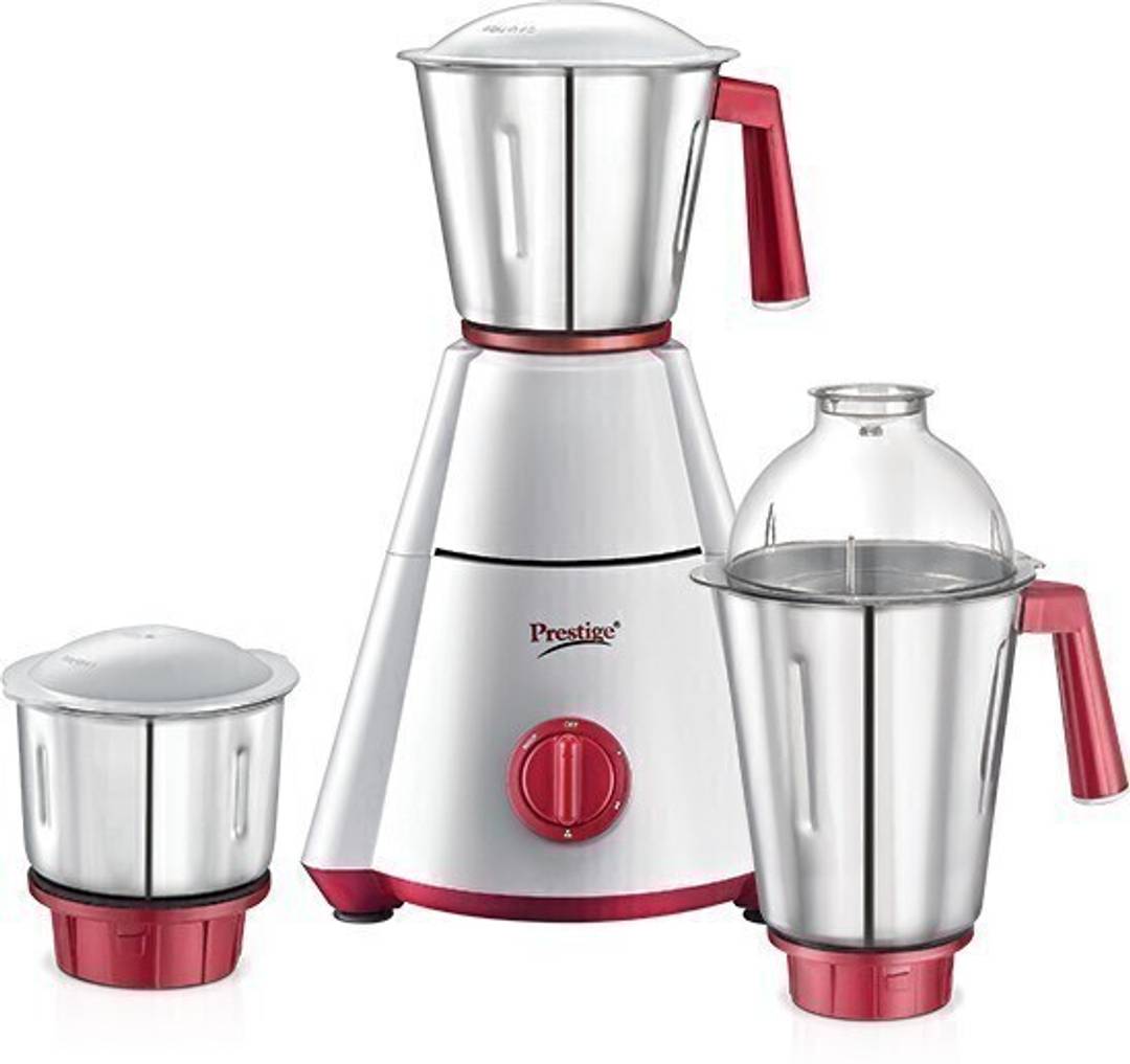 Prestige Nakshatra plus 750 W Mixer Grinder Nakshatra plus | 3 Jars | white and red