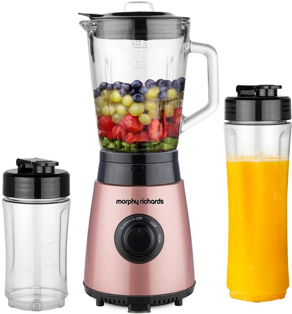 Morphy Richards Blend Expert 400 W Juicer Blend Expert | 3 Jars | Black