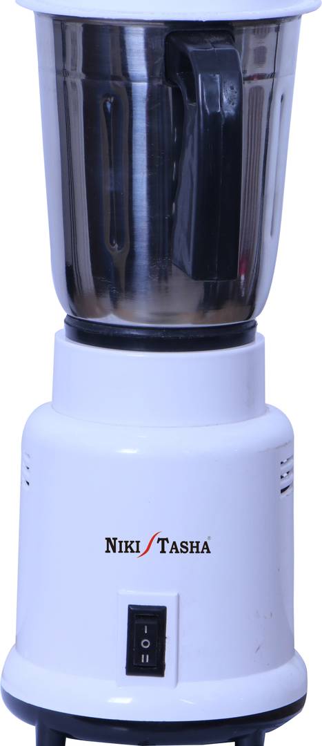 NIKI TASHA E :012 500 W Mixer Grinder NIKI : SINGLE JAR SS | 1 Jar | White