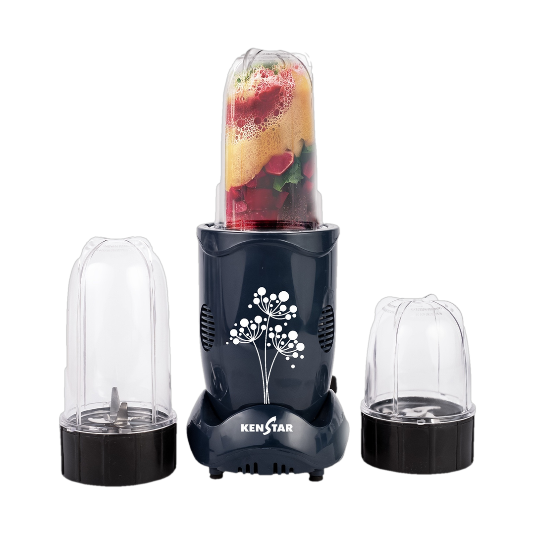 Kenstar Nutrino Blender 350 W Mixer Grinder Nutrino Blender 3J | 3 Jars | Blue