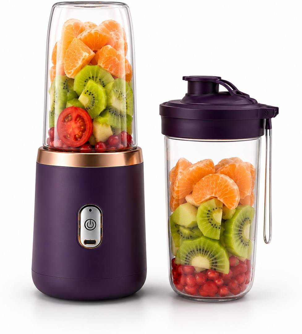 NutriPro Electric Fruit Juicer l USB Rechargable 2000 mAh Battery l Powerful Motor 25 W Juicer