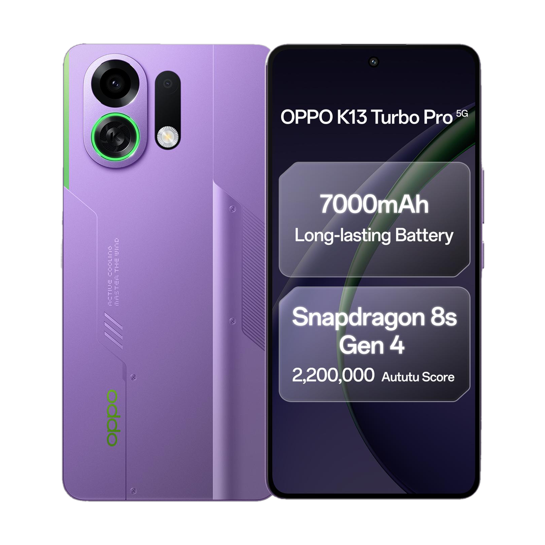 Oppo K13 Turbo Pro 5g (purple Phantom, 256 Gb, 7000 Mah)