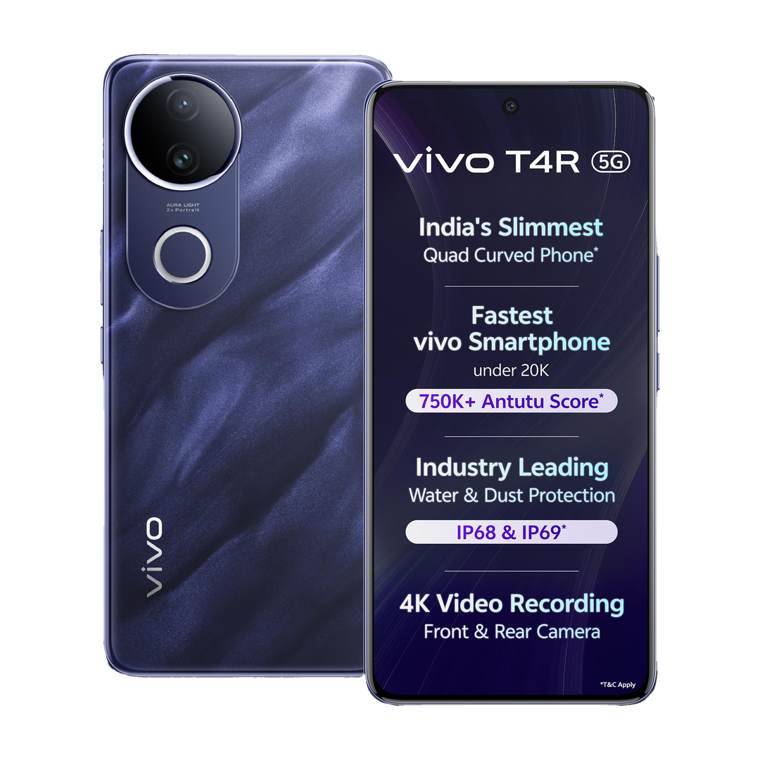 Vivo T4r 5g (twilight Blue, 128 Gb, 5700 Mah)