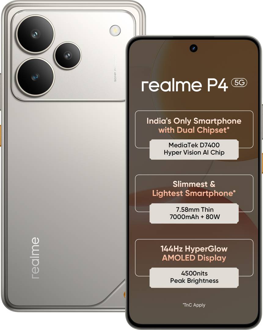 realme P4 5G (Steel Grey, 128 GB) 6 GB RAM