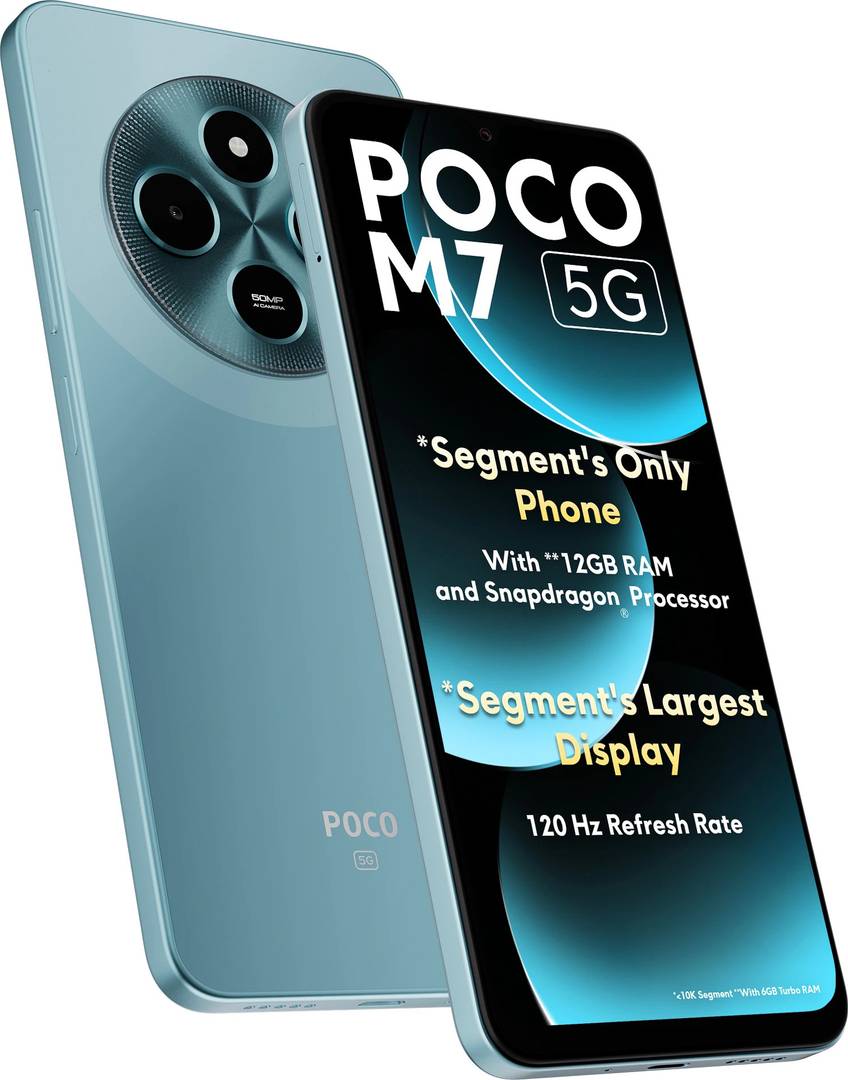POCO M7 5G (Ocean Blue, 128 GB) 8 GB RAM