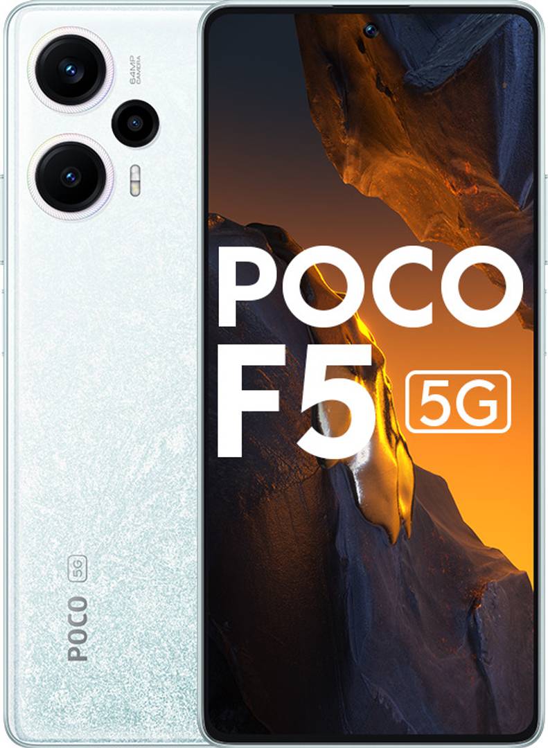POCO F5 5G (Snowstorm White, 256 GB) (12 GB RAM)