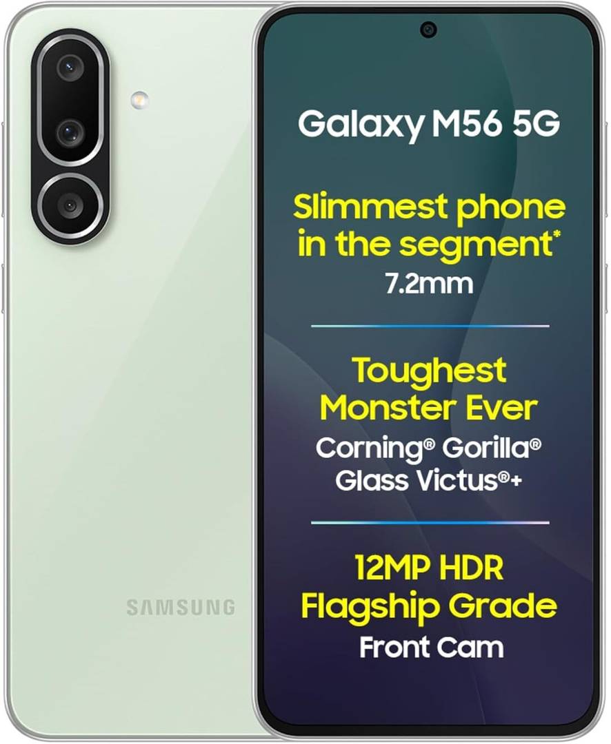Samsung M56 5g (light Green, 256 Gb, 5000 Mah)