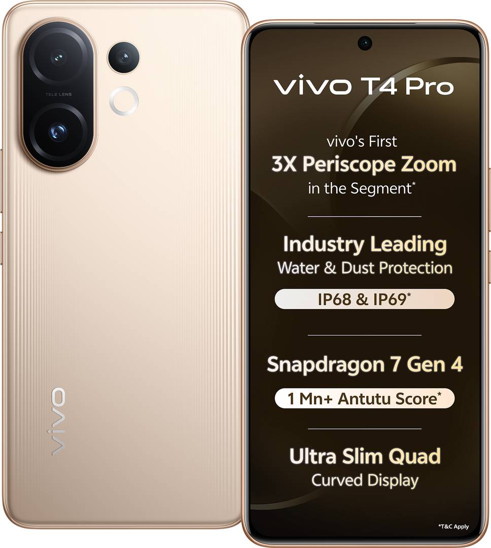vivo T4 Pro 5G (Blaze Gold, 128 GB) 8 GB RAM