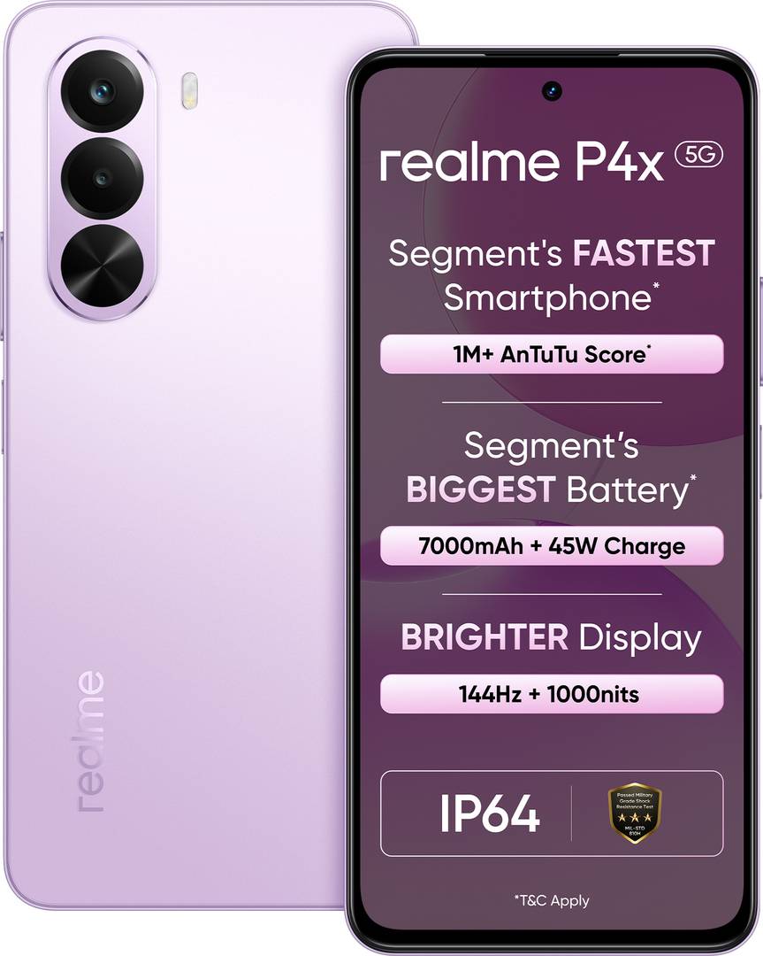 realme P4x 5G (Elegant Pink, 256 GB) (8 GB RAM)