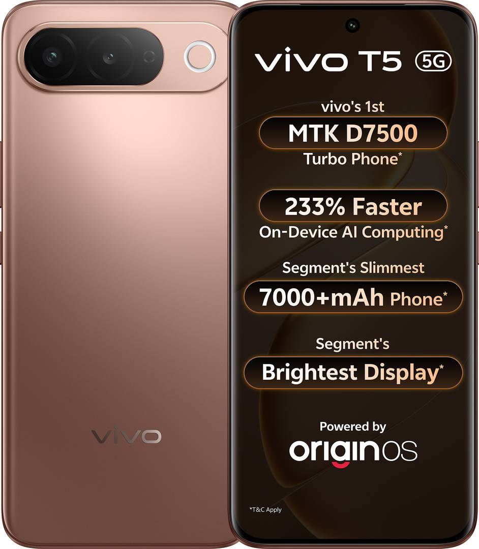 vivo T5 5G (Royal Bronze, 128 GB)