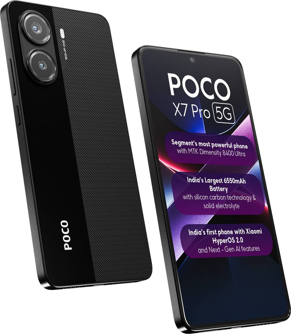 POCO X7 Pro 5G (Obsidian Black, 256 GB) (8 GB RAM)