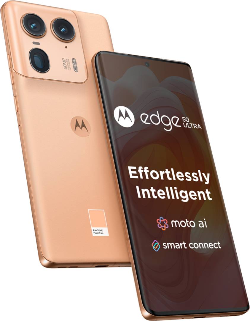 MOTOROLA Edge 50 Ultra 5G (Peach Fuzz, 512 GB) 12 GB RAM