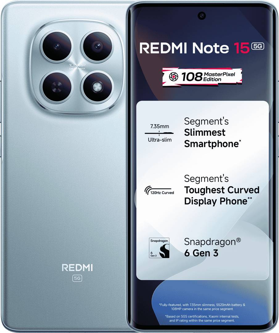 REDMI Note 15 5G (Glacier Blue, 128 GB) 8 GB RAM