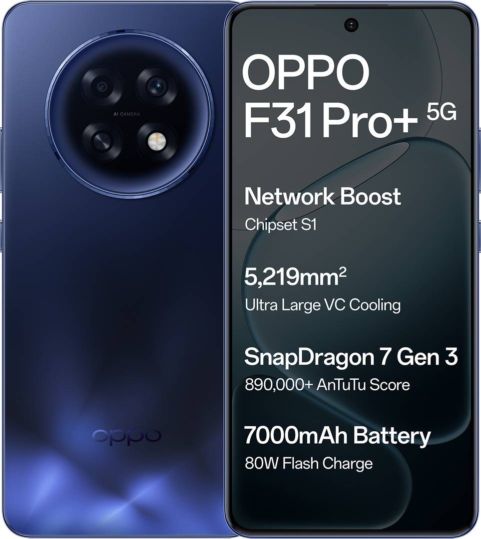 OPPO F31 Pro+ 5G (Gemstone Blue, 256 GB) 8 GB RAM