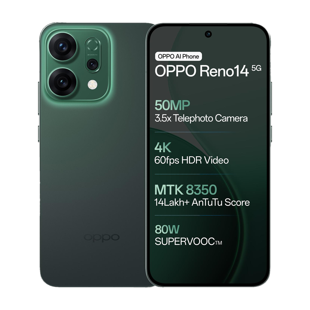OPPO Reno14 5G (Forest Green, 256 GB) 8 GB RAM