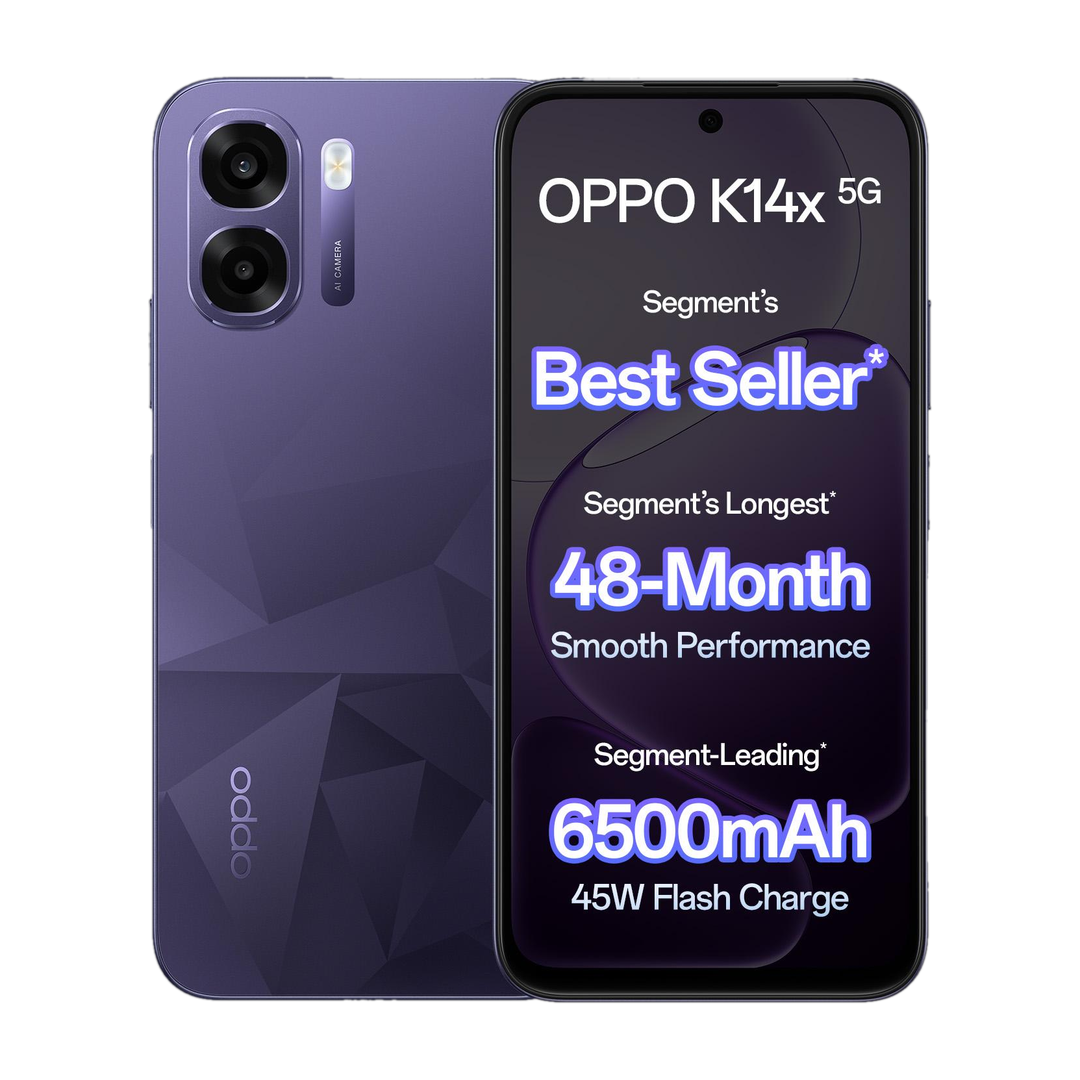 OPPO K14x 5G (Prism Violet, 128 GB) 4 GB RAM
