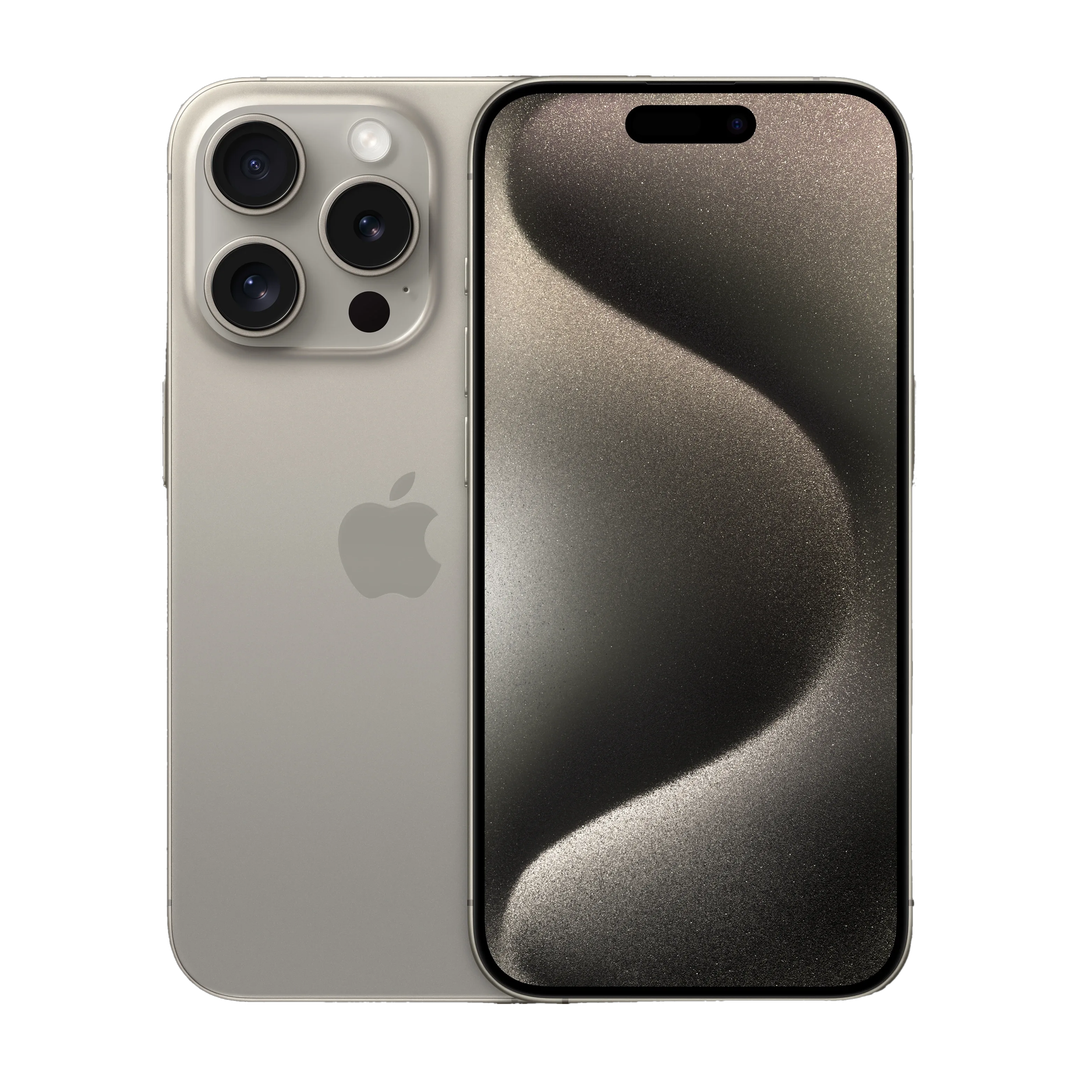 Apple iPhone 15 Pro (Natural Titanium, 128 GB)