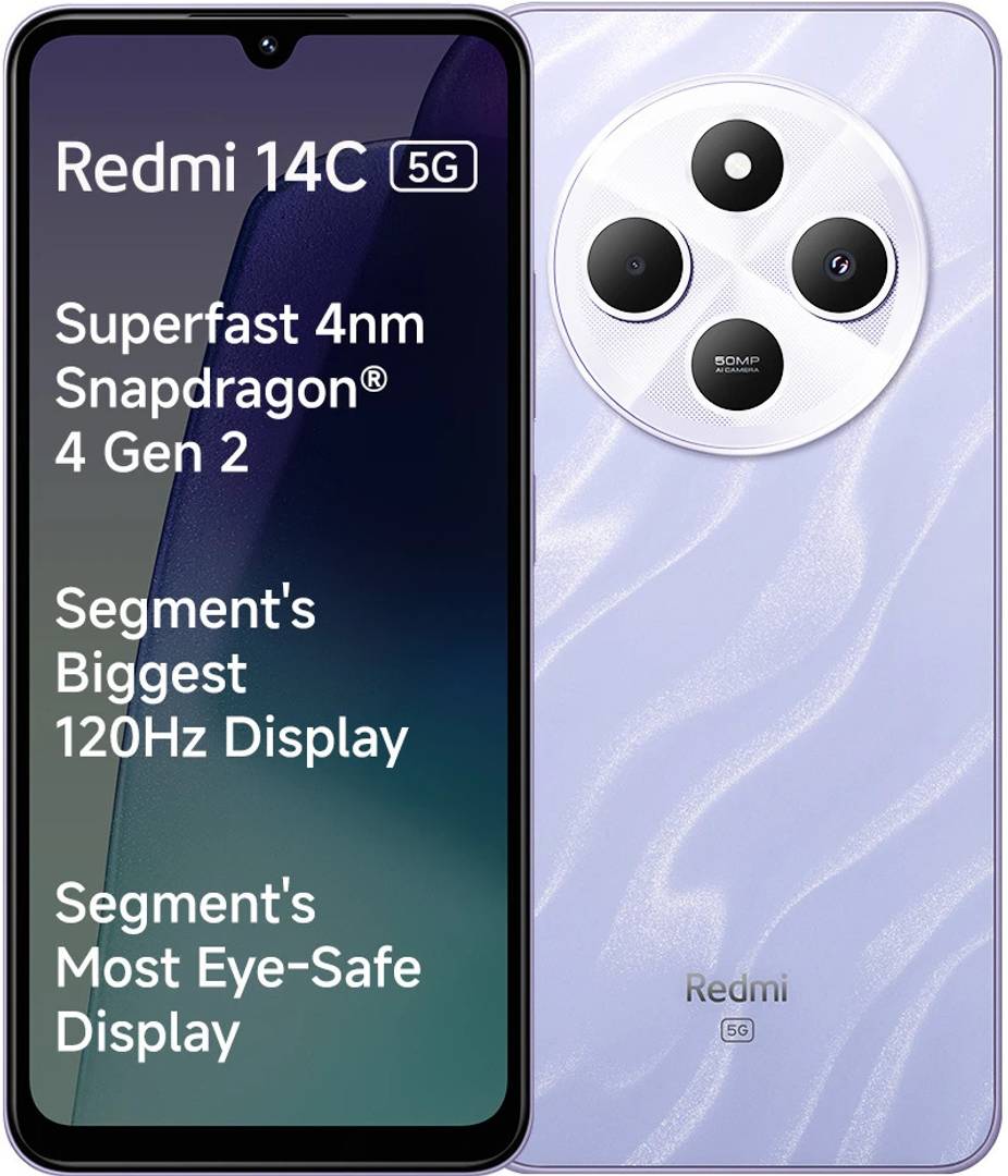 REDMI 14C 5G (Stardust Purple, 128 GB)