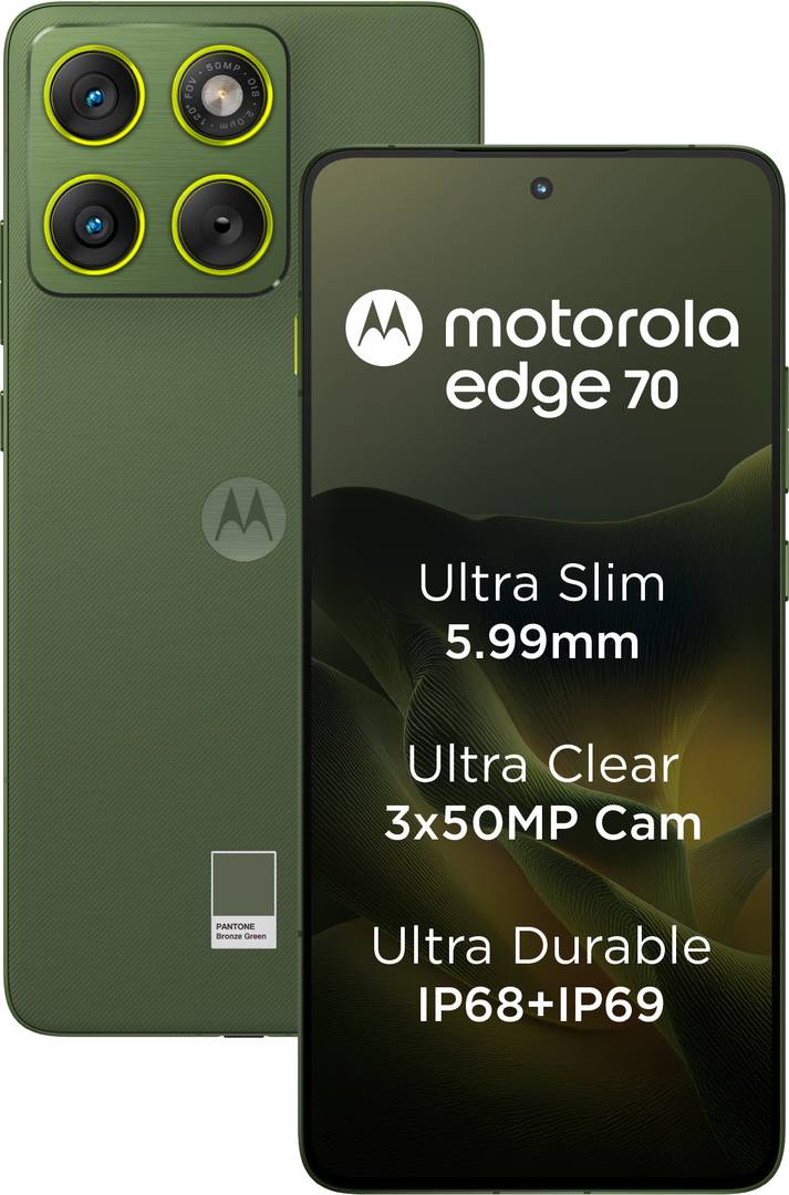 motorola edge 70 pantone bronze green 256 gb