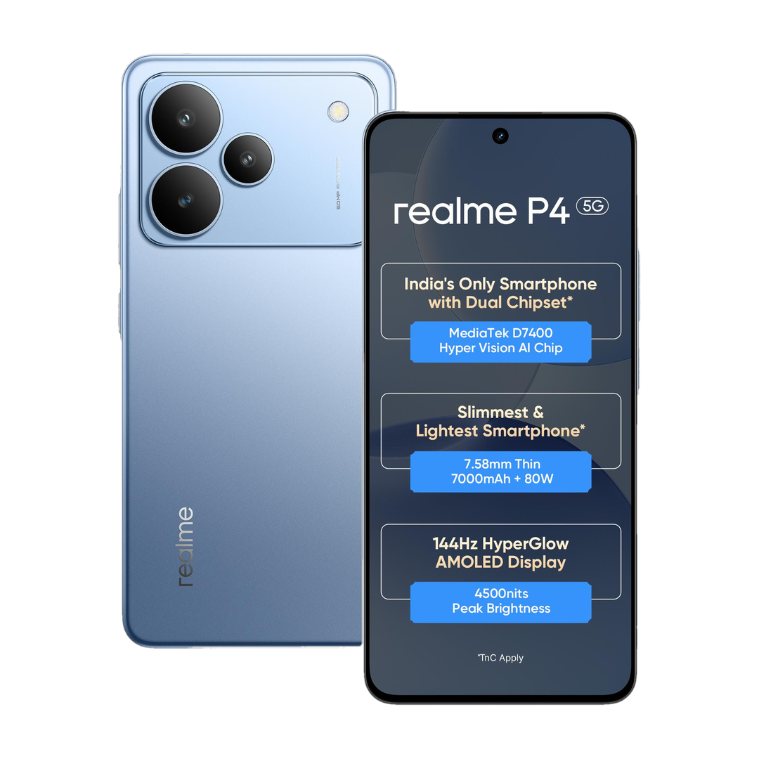 realme P4 5G (Engine Blue, 128 GB) 8 GB RAM