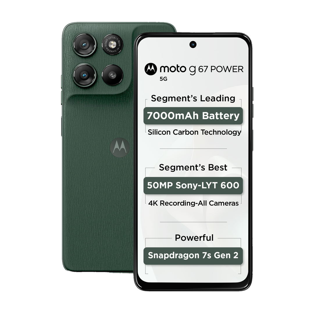 MOTOROLA g67 power 5G (Pantone Cilantro, 128 GB)