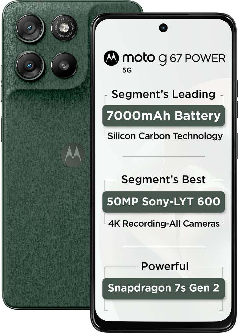 Moto G67 Power 5g (pantone Cilantro, 128 Gb, 7000 Mah)