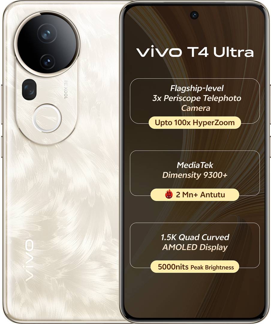vivo T4 Ultra 5G (Phoenix Gold, 512 GB) 12 GB RAM