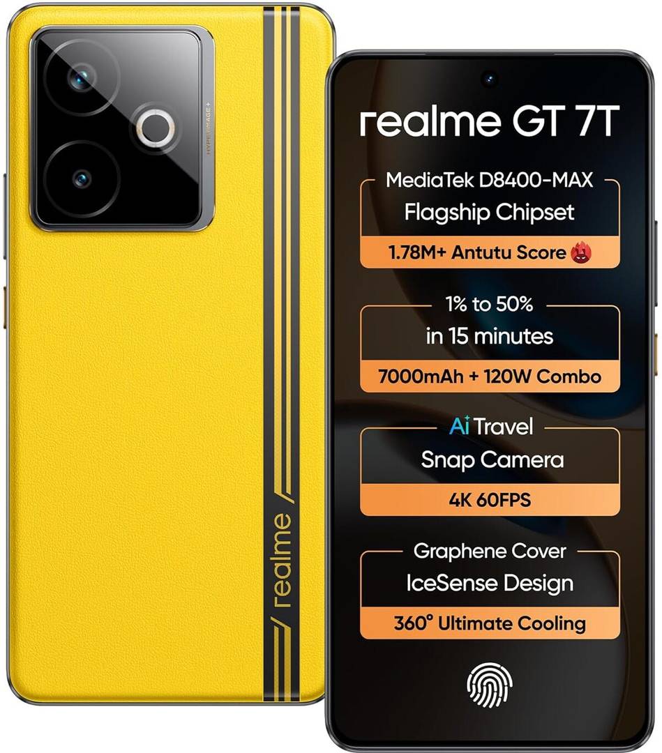 realme Gt 7T (Racing Yellow, 256 GB) (12 GB RAM)