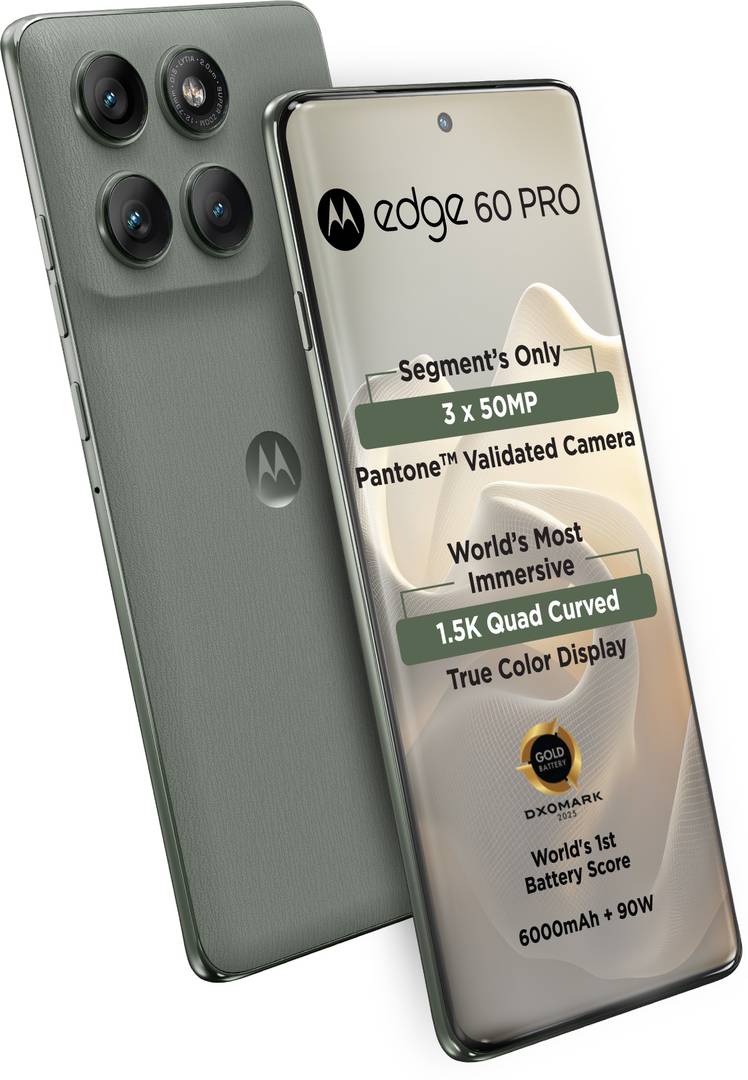 MOTOROLA Edge 60 Pro (Pantone Shadow, 256 GB) (12 GB RAM)