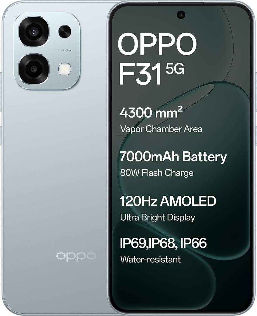 Oppo F31 5g (cloud Green, 128 Gb, 7000 Mah)
