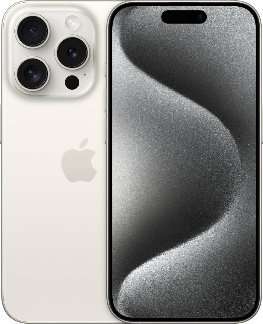 Apple iPhone 15 Pro (White Titanium, 128 GB)