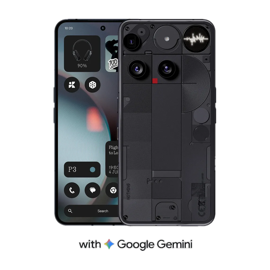 Nothing Phone (3) (black, 512 Gb, 5500 Mah)