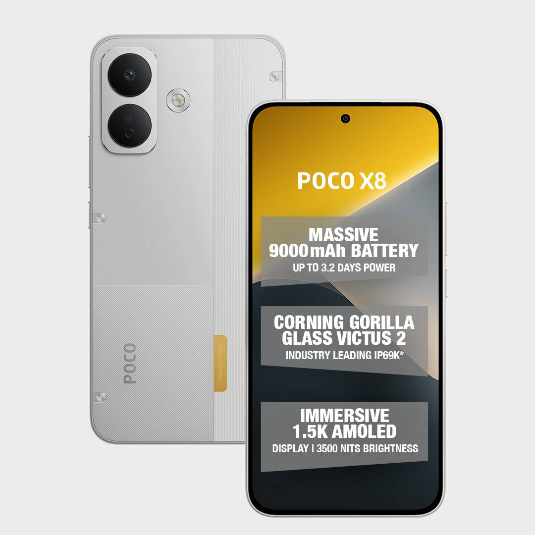 POCO X8 (Frost White, 128 GB) 6 GB RAM