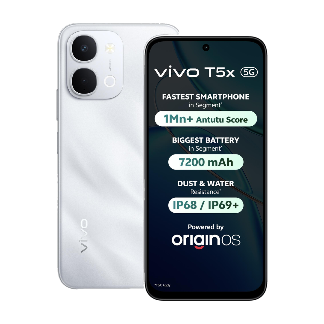 vivo T5x 5G (Star Silver, 128 GB) 6 GB RAM
