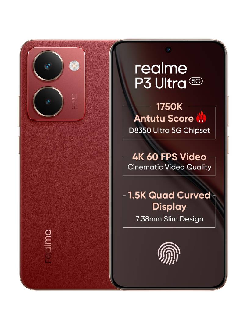 Realme P3 Ultra 5g (orion Red, 256 Gb, 6000 Mah)