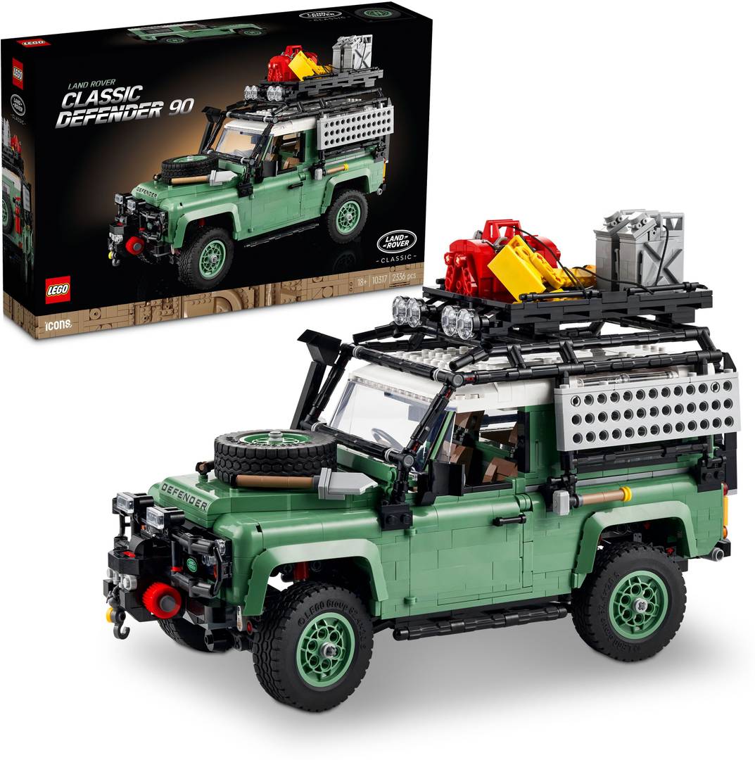 lego icons land rover classic defender 90 2336 blocks model building kit