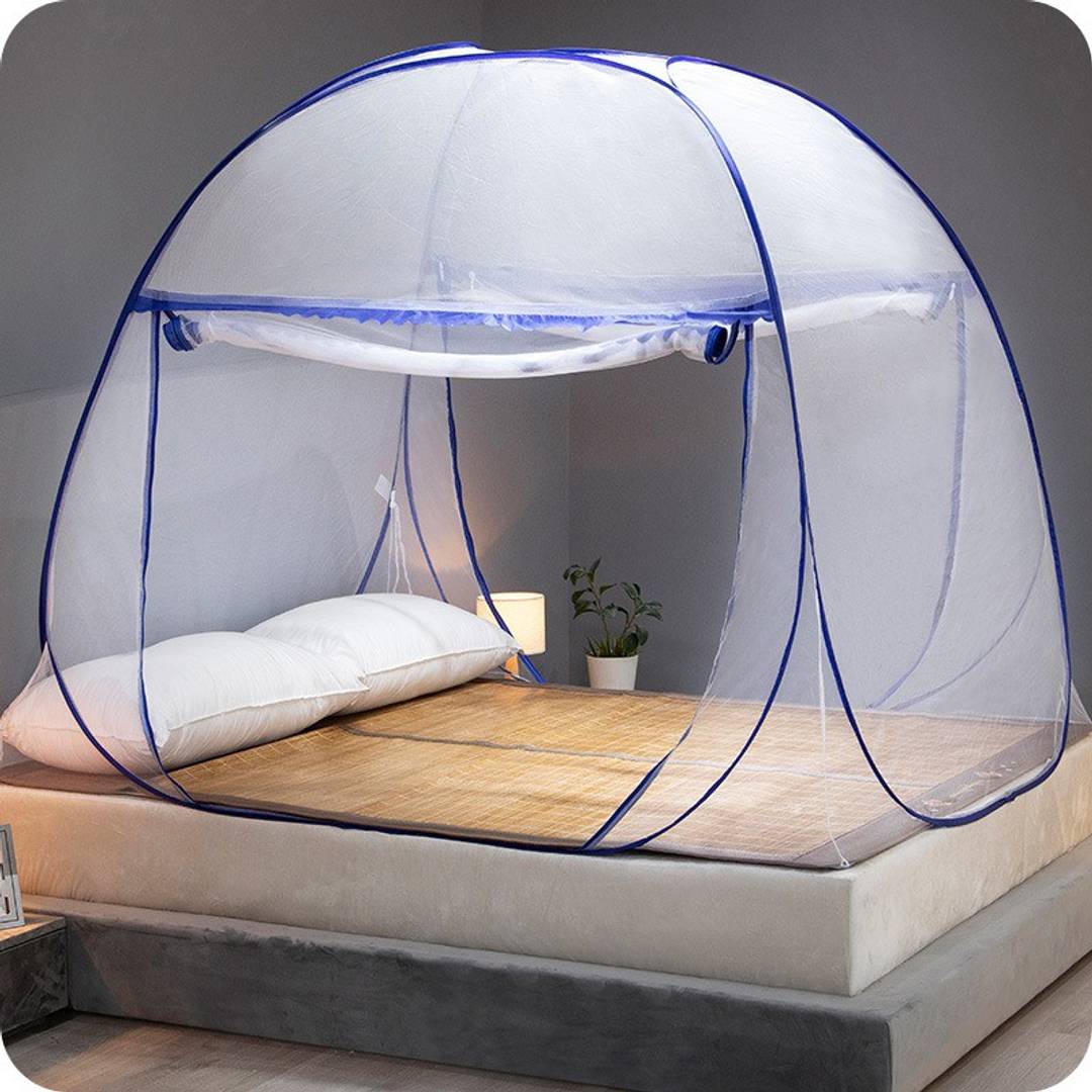 mt zhjl best quality strong mosquito net 22gsm pvc coated steel foldable double bed polyester washable adults