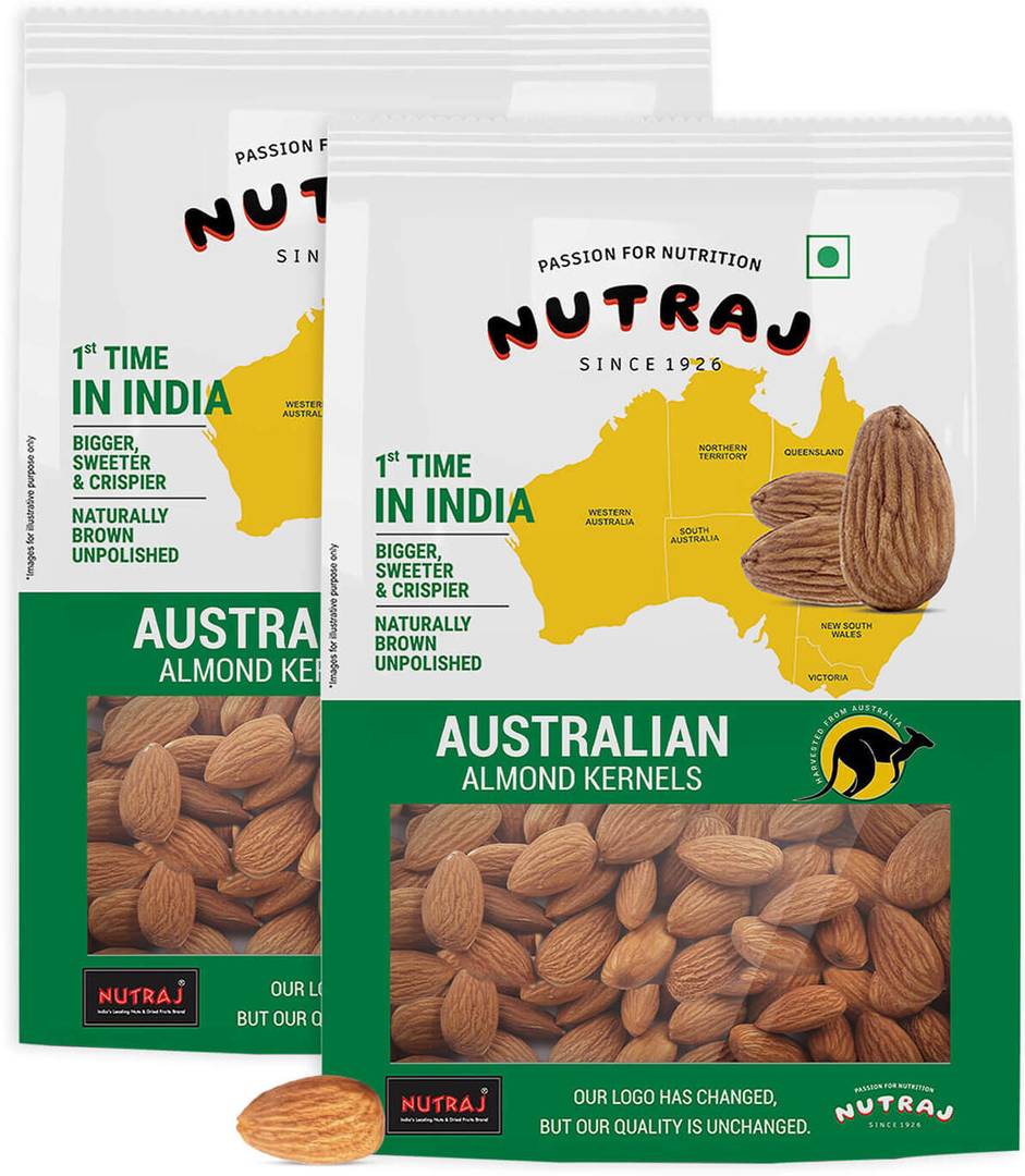 nutraj australian almond 1 kg 500g x 2 badam kg dry fruits almonds