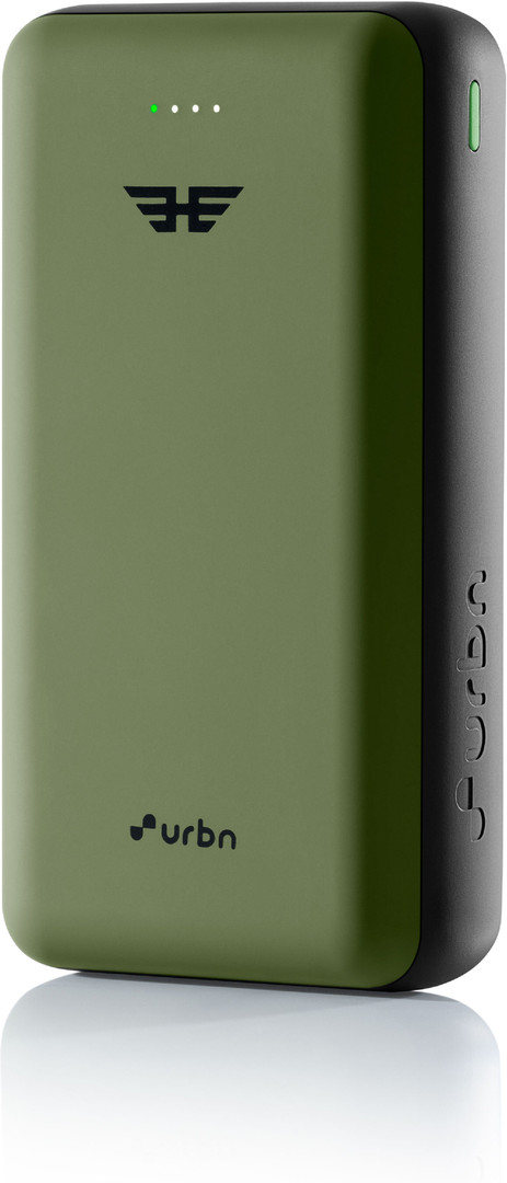 URBN 27000 mAh 22.5 W Pocket Size Power Bank Camo, Lithium Polymer, Fast Charging for Mobile, Earbuds, Speaker, Smartwatch, Trimmer, Tablet