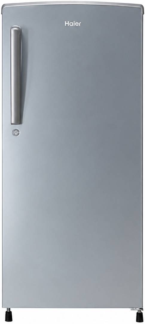 Haier 185 L Direct Cool Single Door 1 Star Refrigerator SILVER, HRD-2061SMSA-N
