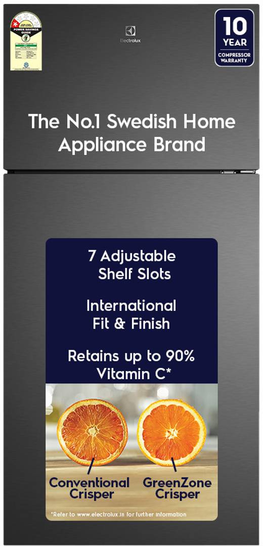 Electrolux 503 L Frost Free Double Door 1 Star Refrigerator with �Inverter Refrigerator with AI AutoSense, GreenZone Technology, UltimateTaste 700 Cha
