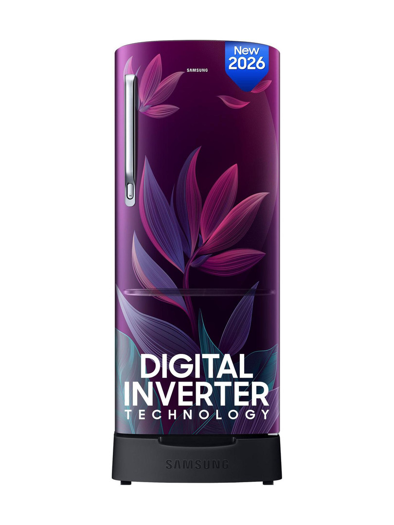 Samsung 183 L Direct Cool Single Door 2 Star Refrigerator with Digital Inverter, Single Touch Defrost, 2026 Model