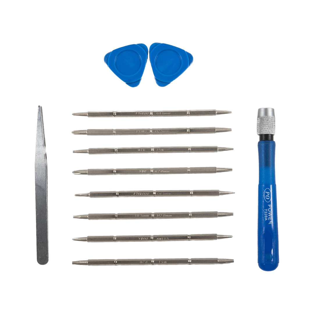 Spartan SMR-01 Screwdriver Tool Kit for Opening and Repairing Mobiles, PDA, Laptop with Openers and Tweezer Precision Screwdriver Set Pack of 12