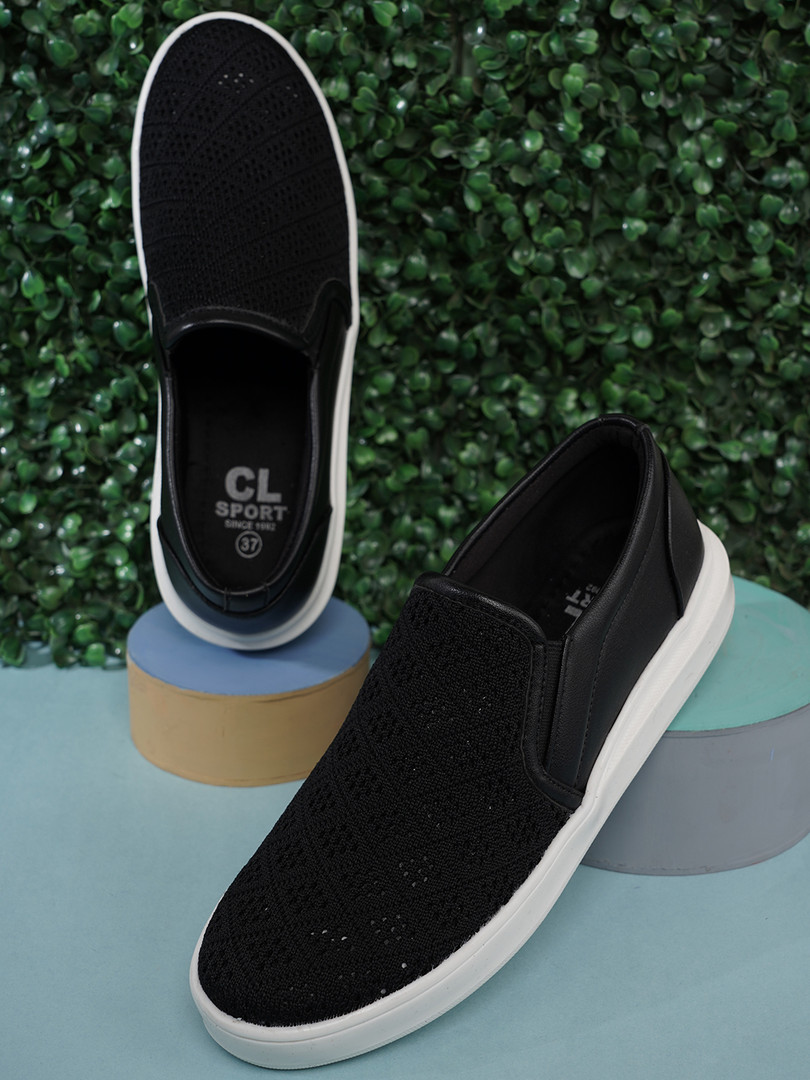 Carlton london black sneakers new arrivals