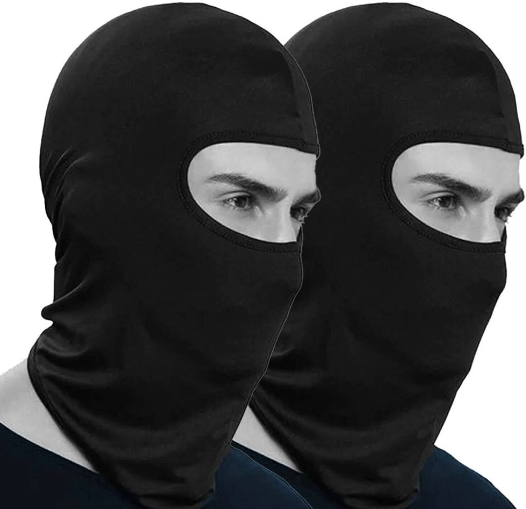 kingsway black bike face mask men women