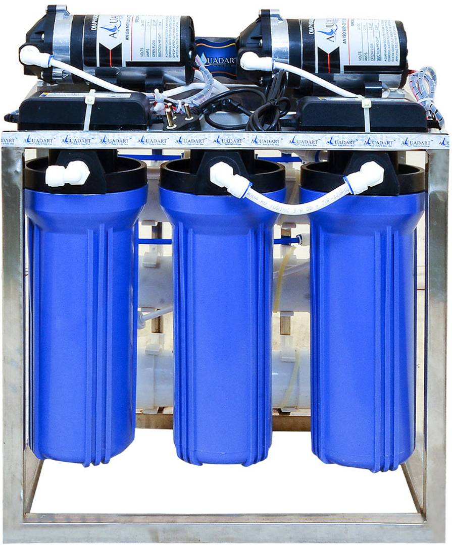 aquadart 25 lph commercial water purifier plant double purification tds adjuster l ro